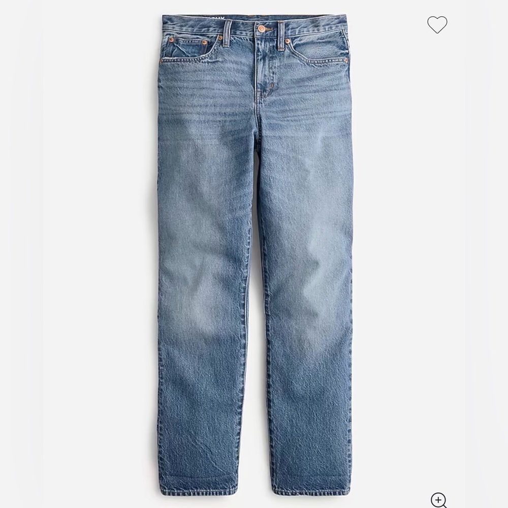 J Crew Women's Slouchy boyfriend jean in Centre wash